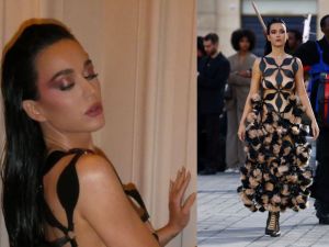 كاتي بيري شبه عارية بفستان جريئ للغاية في  Vogue World 2024 