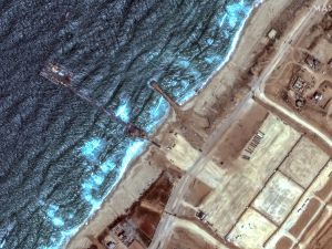 USA announces the reinstallation of the floating pier after its detachment