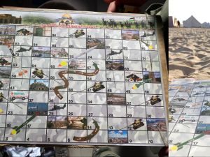 "The Journey to Jerusalem:" Israeli army discovers Gazan version of "snakes and ladders"