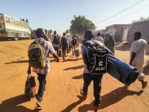 السودان - غرق قارب - نازحين