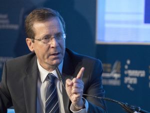 Israeli Leader of the opposition Issac Herzog attends the annual Herzliya Conference on June 22, 2017 in the central Israeli city of Herzliya. (Photo by JACK GUEZ / AFP) Herzog