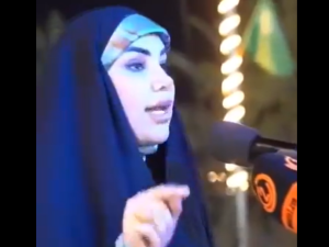 عراقية تحرض ضد المنتخب الأردني 