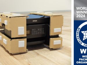 Epson’s High-performance Cushioning Material Wins the WorldStar Global Packaging Awards 2024 in the Electronics Category