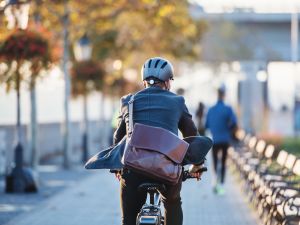 shutterstock Biking to work