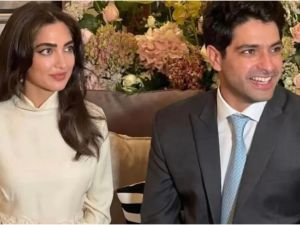 حفيدة ليلى العطار وزوجها خالد الريان 