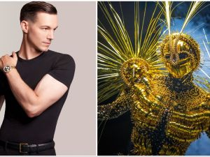 Arthur Cadre, a French dancer, behind the Golden Voyager at the Olympics 2024 closing ceremony. (Instagram/ Arthur Cadre) Arthur Cadre is a French dancer behind the Golden Voyager