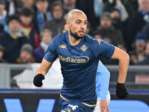 Sofyan Amrabat (Photo by Alberto PIZZOLI / AFP)