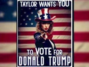 Trump shares photo of Taylor Swift