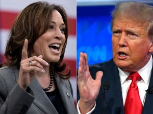 Harris and Trump 