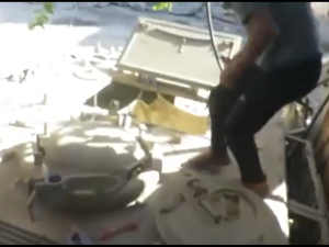 Israeli vehicle  captured by Hamas