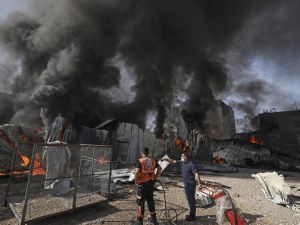 Israeli strikes on Jabalia 
