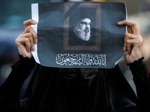 Hassan Nasrallah, leader of the Lebanese Shiite group Hezbollah