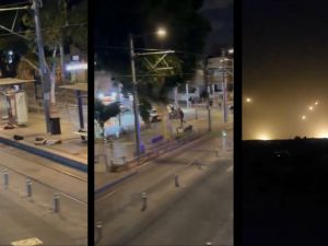 Watch: Resistance Fire open fighter in central Tel Aviv amid Iranian bombardment
