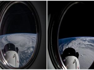Hurricane Milton from space. (X/Matthew Dominick) Hurricane Milton from space. (X/Matthew Dominick)