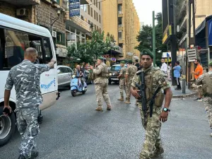 عناصر من الجيش اللبناني 