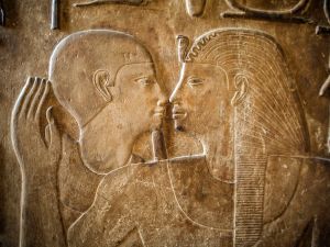 ancient Egyptian bas-relief