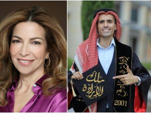 الأميرة غيداء طلال تنعى أيمن العلي ملك جمال الأردن