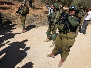 Israeli soldiers in Nablus 