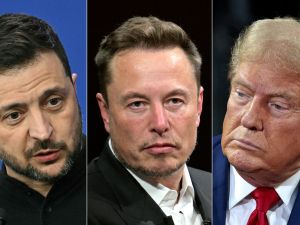 Zelenskyy Trump and Musk 