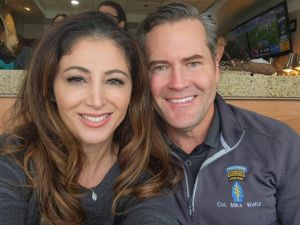 Julia Nesheiwat and Mike Waltz