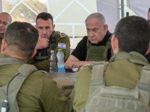 Prime Minister Benjamin Netanyah during a visit to the Netzarim Corridor in the Gaza Strip. (X/@IsraeliPM) Prime Minister Benjamin Netanyahu