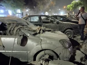 دمار جراء غارة اسرائيلية على دمشق / أرشيفية