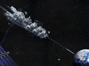 Travel to space via an elevator in 2050, made possible by Japan's Obayashi