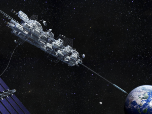 Travel to space via an elevator in 2050, made possible by Japan's Obayashi
