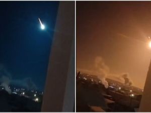Asteroid spotted entering Earth's atmosphere. (X) asteroid hitting Earth