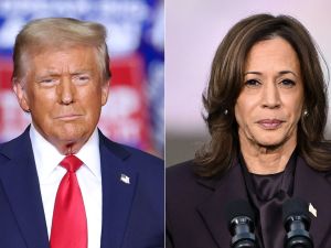 Kamala Harris and Donald Trump 