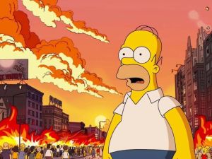 Allegations that The Simpsons predicted LA fires emerged online. (X) The Simpsons predicted Los Angeles fires