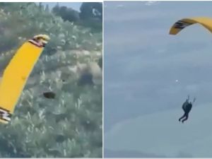 Polish woman plunges to her death while skydiving in Colombia. (X/videoscreenshots) Scary video: Polish woman plunges to her death while skydiving