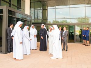 H.H. Sheikh Ahmed bin Saeed Al Maktoum visits flydubai’s new Flight Training centre