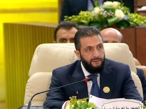 الشرع خلال القمة العربية