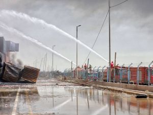 إطفاء حريق 