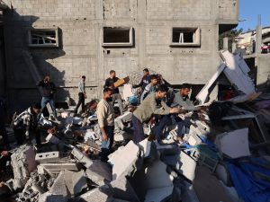 Israeli strike on school kills 18, dozens trapped under rubble