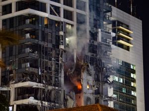 First-Time Unprecedented Destruction in Israel: Buildings Hit, Casualties Reported