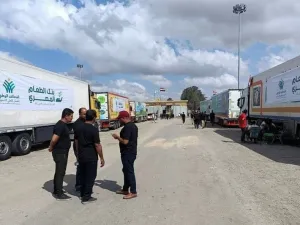 إنزال مساعدات إنسانية لغزة بالتعاون مع الأردن