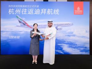 Emirates lands in Hangzhou, expanding its Chinese mainland network to five gateways