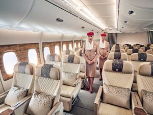 Emirates layers on more of its latest onboard product, including Premium Economy in four cities