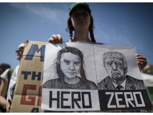 تصعيد جديد بين غريتا وترامب