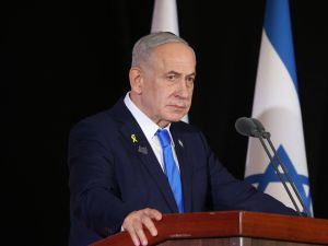 ALEX KOLOMOISKY / POOL / AFP Photo by ALEX KOLOMOISKY / POOL / AFP Israeli Prime Minister Benjamin Netanyahu participates in a state memorial ceremony for the fallen soldiers of the two-year Gaza war at the Mount Herzl military cemetery in Jerusalem on October 16, 2025. Netanyahu said on October 16, that he was determined to ensure that Hamas hands back the remains of hostages still in Gaza, adding that the fight "is not over yet". From "Swords of Iron" to "Renaissance": Netanyahu rebrands Gaza war amid escalation in Rafah