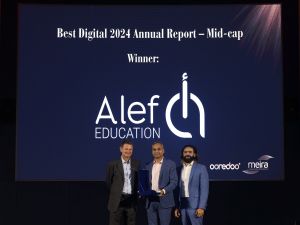 Alef Education Triumphs at MEIRA Annual Conference 2025, Winning Best Digital Annual Report 2024 and Best Annual Report, Post IPO