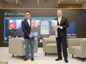 Sahm Capital Becomes the First CMA-Licensed Financial Company to Collaborate with Nasdaq Data, Featured on Times Square