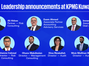KPMG Kuwait announces expanded leadership promotions to strengthen its multi-disciplinary capabilities