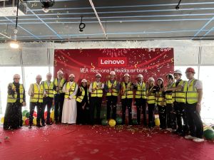 Lenovo Begins Build-Out of MEA Regional Headquarters at Riyadh’s Majdoul Tower