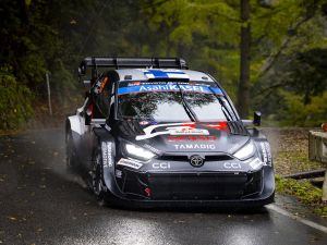 TOYOTA GAZOO Racing Clinches Stunning 1-2-3 Finish at Rally Japan