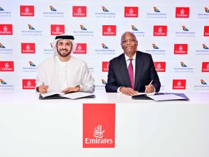 Emirates and South African Airways enhance codeshare agreement, building on 28 years of partnership