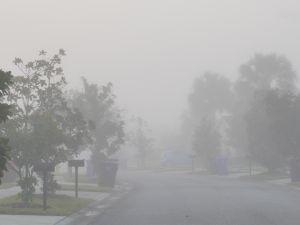 ماذا يقال عند رؤية الضباب؟