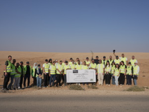 Bank of Jordan Plants 500 Fruit Trees with Volunteers in Giza, in Collaboration with "The Green Caravan" Program